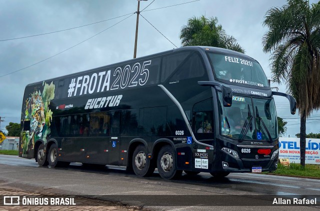 Eucatur - Empresa União Cascavel de Transportes e Turismo 6026 na cidade de Cáceres, Mato Grosso, Brasil, por Allan Rafael. Número da foto: #12683925.