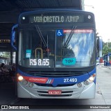 BB Transportes e Turismo 27.493 na cidade de Jandira, São Paulo, Brasil, por Michel Nowacki. Número da foto: #12687054.