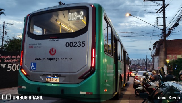 Auto Viação Urubupungá 00235 na cidade de Osasco, São Paulo, Brasil, por Lucas Kevin. Número da foto: #12610989.
