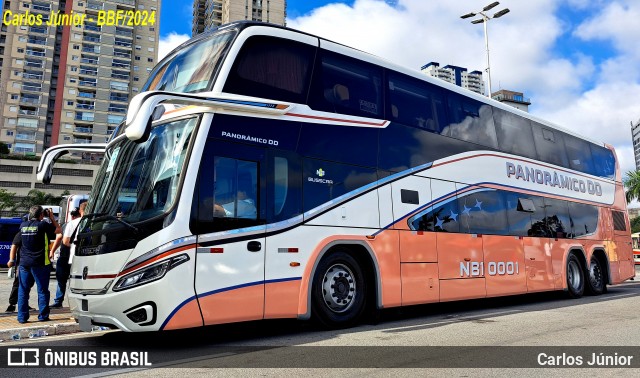 Busscar Ônibus BUSSCAR PANORAMICO DD 0001 NB1 na cidade de Barueri, São Paulo, Brasil, por Carlos Júnior. Número da foto: #12610347.