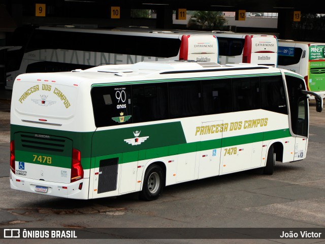 Expresso Princesa dos Campos 7478 na cidade de Foz do Iguaçu, Paraná, Brasil, por João Victor. Número da foto: #12611864.