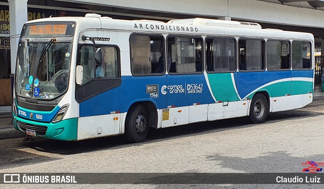 Transportes Campo Grande D53642 na cidade de Rio de Janeiro, Rio de Janeiro, Brasil, por Claudio Luiz. Número da foto: #12612268.