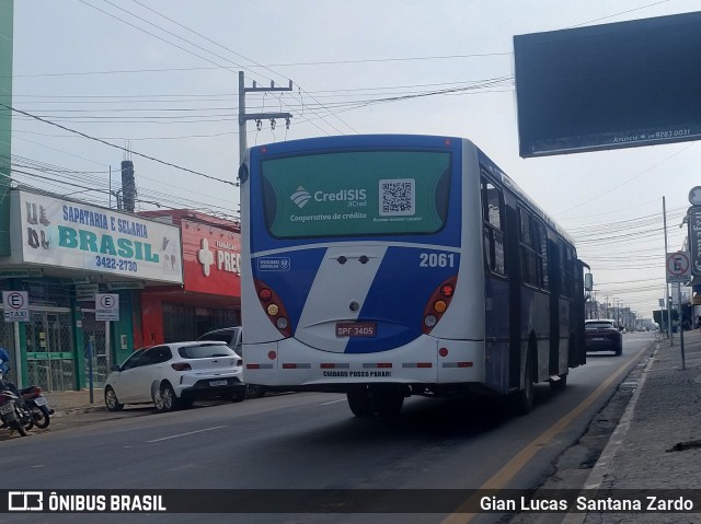 Transvida Transporte Coletivo 2061 na cidade de Ji-Paraná, Rondônia, Brasil, por Gian Lucas  Santana Zardo. Número da foto: #12612566.