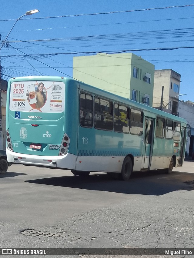 Empresa Auto Viação Santa Rosa 113 na cidade de Pelotas, Rio Grande do Sul, Brasil, por Miguel Filho. Número da foto: #12613015.