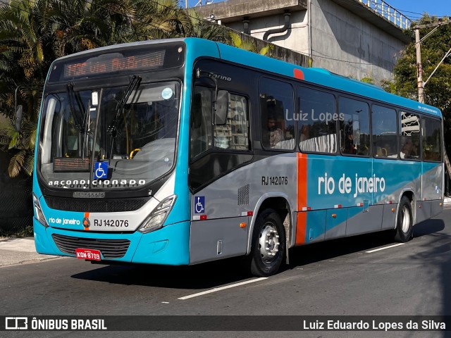 Expresso Rio de Janeiro RJ 142.076 na cidade de Niterói, Rio de Janeiro, Brasil, por Luiz Eduardo Lopes da Silva. Número da foto: #12612535.