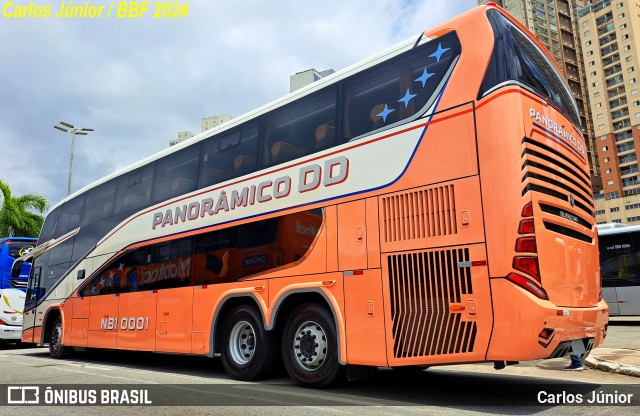 Busscar Ônibus BUSSCAR PANORAMICO DD 0001 NB1 na cidade de Barueri, São Paulo, Brasil, por Carlos Júnior. Número da foto: #12610332.