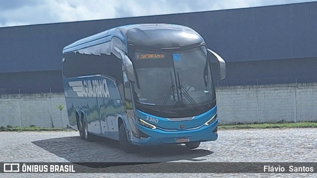Viação Águia Branca 33110 na cidade de Cruz das Almas, Bahia, Brasil, por Flávio  Santos. Número da foto: #12613231.
