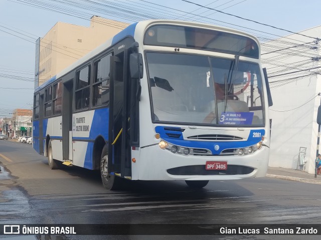 Transvida Transporte Coletivo 2061 na cidade de Ji-Paraná, Rondônia, Brasil, por Gian Lucas  Santana Zardo. Número da foto: #12612558.