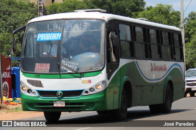 Empresa de Transporte La Caacupeña S.A. 088 na cidade de Caacupé, Cordillera, Paraguai, por José Paredes. Número da foto: #12612955.