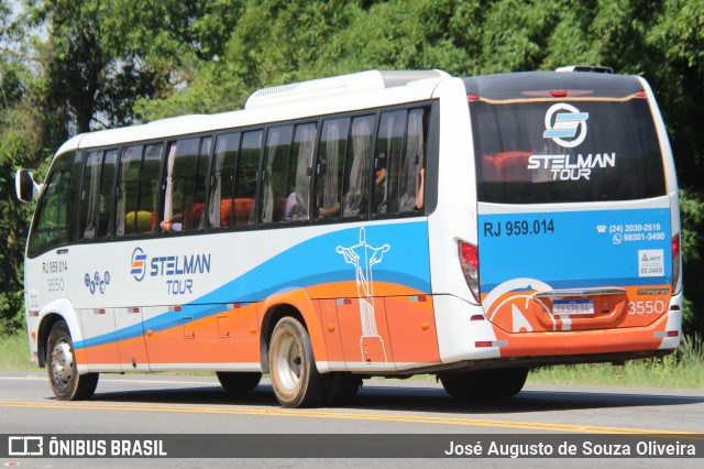 Stelman Tour Transporte Rodoviário de Passageiros 3550 na cidade de Barra do Piraí, Rio de Janeiro, Brasil, por José Augusto de Souza Oliveira. Número da foto: #12612704.