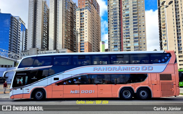 Busscar Ônibus BUSSCAR PANORAMICO DD 0001 NB1 na cidade de Barueri, São Paulo, Brasil, por Carlos Júnior. Número da foto: #12610340.