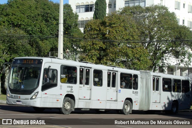 Auto Viação São José dos Pinhais EL600 na cidade de Curitiba, Paraná, Brasil, por Robert Matheus De Morais Oliveira. Número da foto: #12611424.