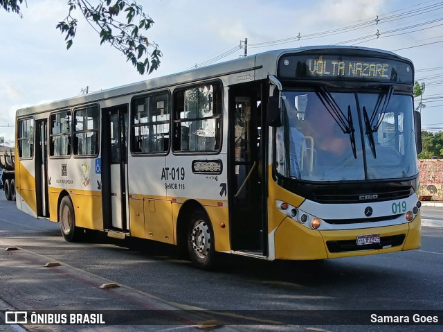 Empresa de Transportes Nova Marambaia AT-019 na cidade de Belém, Pará, Brasil, por Samara Goes. Número da foto: #12611657.