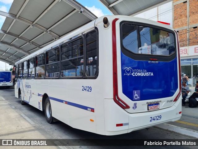 ATT - Atlântico Transportes e Turismo - Vitória da Conquista 24129 na cidade de Vitória da Conquista, Bahia, Brasil, por Fabrício Portella Matos. Número da foto: #12611617.