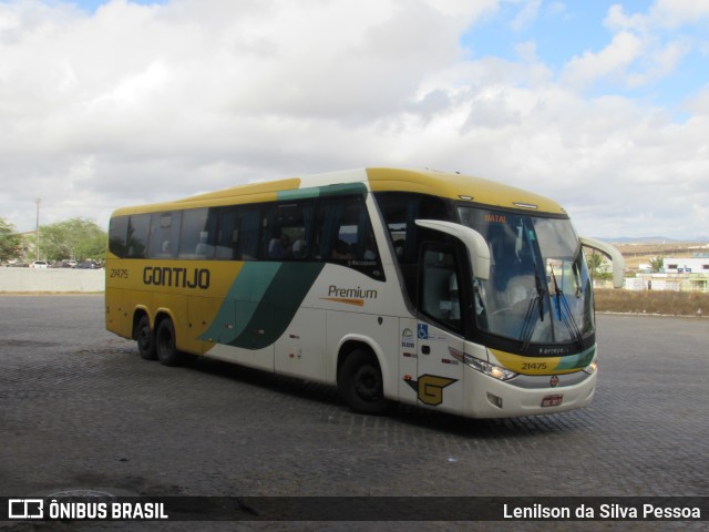 Empresa Gontijo de Transportes 21475 na cidade de Caruaru, Pernambuco, Brasil, por Lenilson da Silva Pessoa. Número da foto: #12612373.