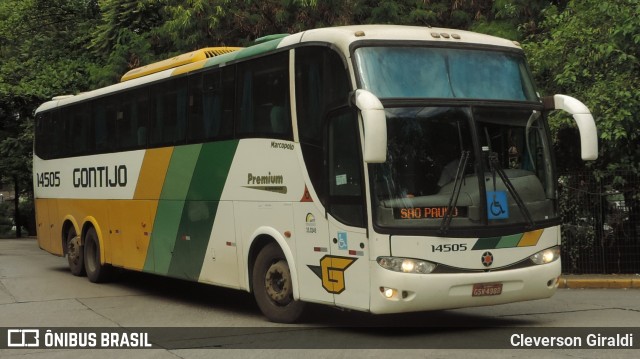 Empresa Gontijo de Transportes 14505 na cidade de São Paulo, São Paulo, Brasil, por Cleverson Giraldi. Número da foto: #12612855.