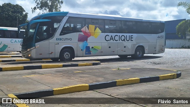 Cacique Transportes 4450 na cidade de Cruz das Almas, Bahia, Brasil, por Flávio  Santos. Número da foto: #12613234.