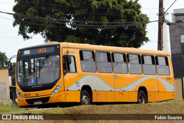 VISAC Viação Santa Clara 10078 na cidade de Foz do Iguaçu, Paraná, Brasil, por Fabio Soares. Número da foto: #12611451.