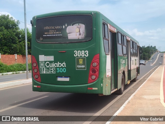 Expresso Caribus Transportes 3083 na cidade de Cuiabá, Mato Grosso, Brasil, por Vitor Gabriel. Número da foto: #12610880.