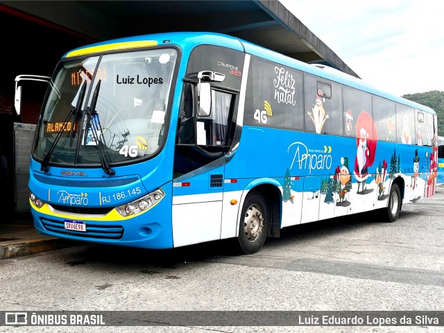 Viação Nossa Senhora do Amparo RJ 186.145 na cidade de Niterói, Rio de Janeiro, Brasil, por Luiz Eduardo Lopes da Silva. Número da foto: #12612527.