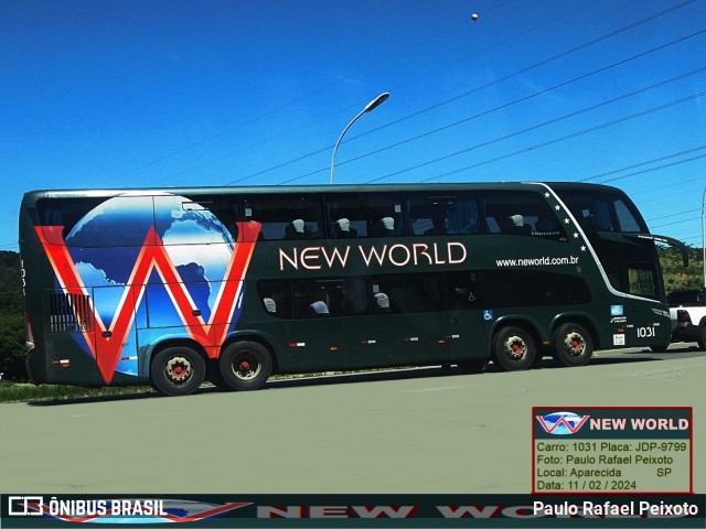New World Turismo 1031 na cidade de Aparecida, São Paulo, Brasil, por Paulo Rafael Peixoto. Número da foto: #12610375.