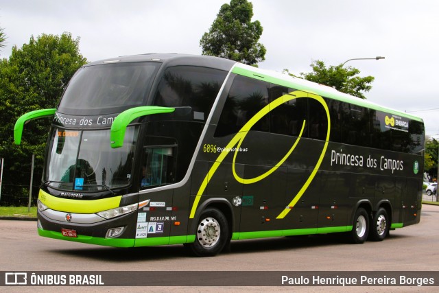 Expresso Princesa dos Campos 6896 na cidade de Curitiba, Paraná, Brasil, por Paulo Henrique Pereira Borges. Número da foto: #12612414.