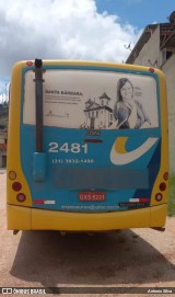 Ônibus Particulares 2481 na cidade de Divinésia, Minas Gerais, Brasil, por Antonio Silva. Número da foto: #12613119.