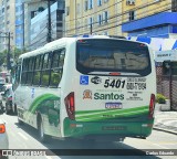Viação Piracicabana Santos 5401 na cidade de Santos, São Paulo, Brasil, por Carlos Eduardo. Número da foto: #12612887.