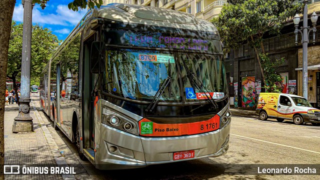 TRANSPPASS - Transporte de Passageiros 8 1761 na cidade de São Paulo, São Paulo, Brasil, por Leonardo Rocha. Número da foto: #12688616.