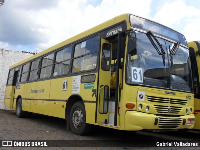 Transpratur Urbano 6103 na cidade de Divinópolis, Minas Gerais, Brasil, por Gabriel Valladares. Número da foto: #12690029.