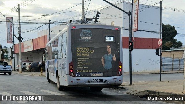 Solaris Transportes 20106 na cidade de Montes Claros, Minas Gerais, Brasil, por Matheus Richard. Número da foto: #12689841.