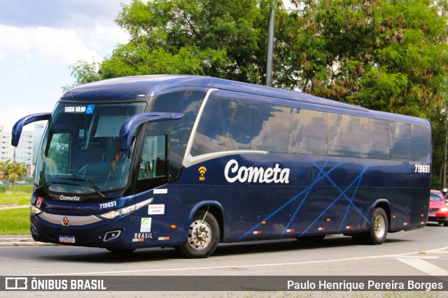 Viação Cometa 719651 na cidade de Resende, Rio de Janeiro, Brasil, por Paulo Henrique Pereira Borges. Número da foto: #12689481.