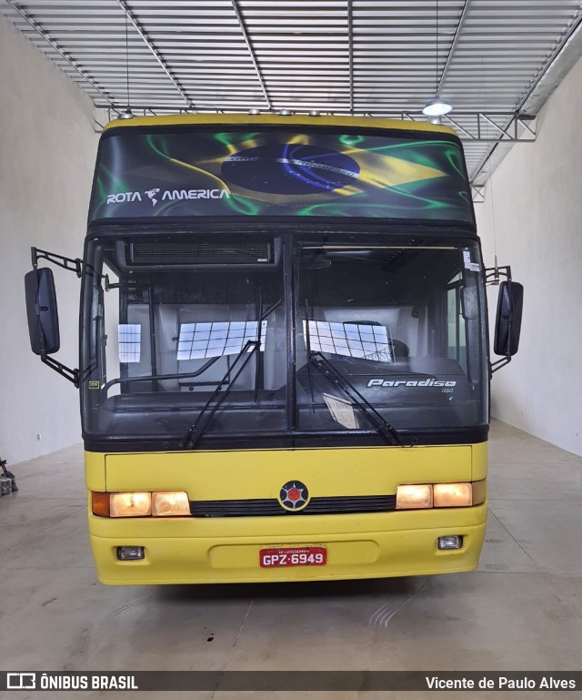 Ônibus Particulares 6949 na cidade de Lagoa da Prata, Minas Gerais, Brasil, por Vicente de Paulo Alves. Número da foto: #12689314.