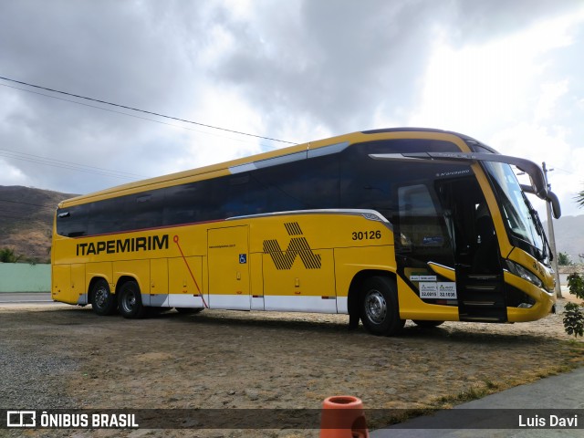 Viação Nova Itapemirim 30126 na cidade de Itapajé, Ceará, Brasil, por Luis Davi. Número da foto: #12687921.