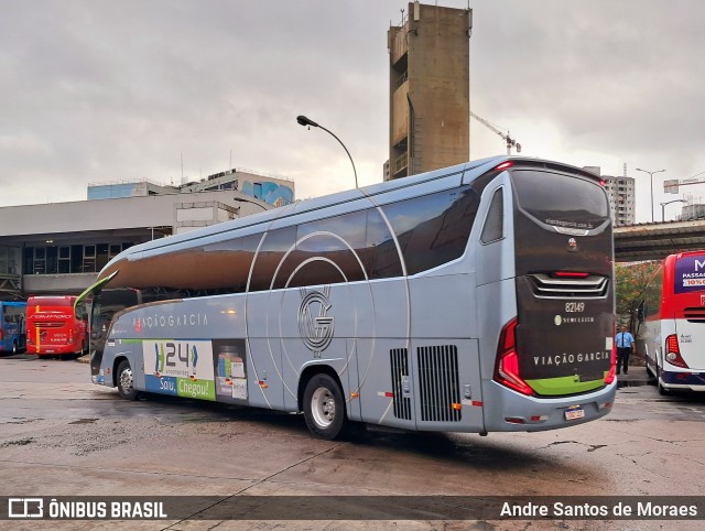 Viação Garcia 82149 na cidade de Rio de Janeiro, Rio de Janeiro, Brasil, por Andre Santos de Moraes. Número da foto: #12688381.