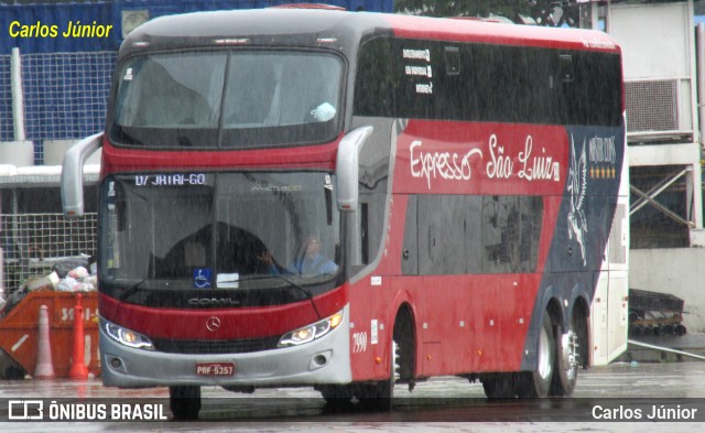 Expresso São Luiz 7990 na cidade de Goiânia, Goiás, Brasil, por Carlos Júnior. Número da foto: #12687937.