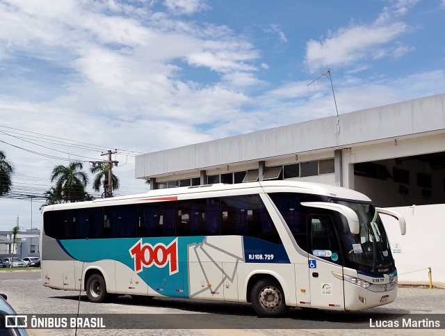 Auto Viação 1001 RJ 108.729 na cidade de Campos dos Goytacazes, Rio de Janeiro, Brasil, por Lucas Martins. Número da foto: #12689144.