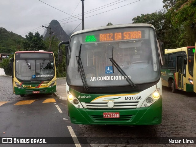 Transporte e Turismo Iluminada MG 1.066 na cidade de Magé, Rio de Janeiro, Brasil, por Natan Lima. Número da foto: #12689514.