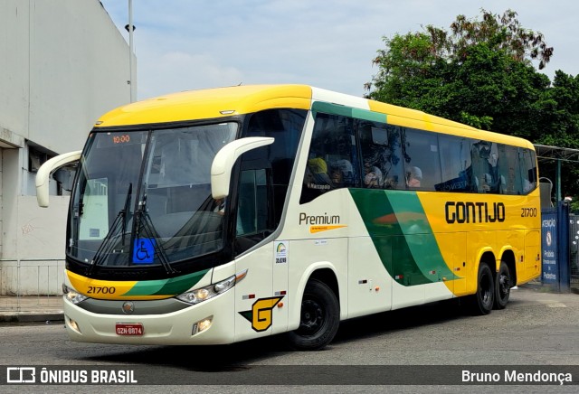 Empresa Gontijo de Transportes 21700 na cidade de Rio de Janeiro, Rio de Janeiro, Brasil, por Bruno Mendonça. Número da foto: #12687724.
