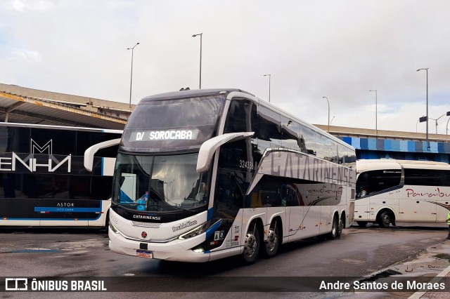 Auto Viação Catarinense 324336 na cidade de Rio de Janeiro, Rio de Janeiro, Brasil, por Andre Santos de Moraes. Número da foto: #12688424.
