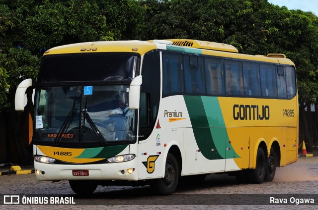 Empresa Gontijo de Transportes 14885 na cidade de Vitória da Conquista, Bahia, Brasil, por Rava Ogawa. Número da foto: #12689580.