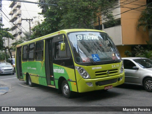 Viação Fortaleza 2.4.149 na cidade de Niterói, Rio de Janeiro, Brasil, por Marcelo Pereira. Número da foto: #12689994.