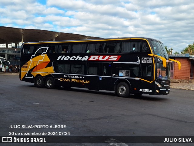 Flecha Bus 43524 na cidade de Porto Alegre, Rio Grande do Sul, Brasil, por JULIO SILVA. Número da foto: #12688508.