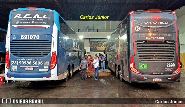 Viação Real Ita 691070 na cidade de Goiânia, Goiás, Brasil, por Carlos Júnior. Número da foto: #12688030.