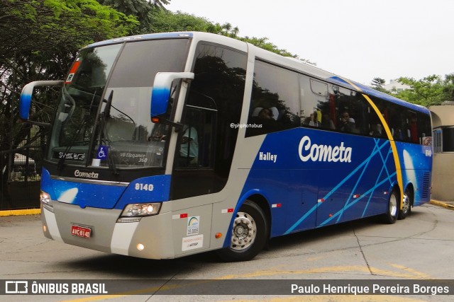 Viação Cometa 8140 na cidade de São Paulo, São Paulo, Brasil, por Paulo Henrique Pereira Borges. Número da foto: #12689436.