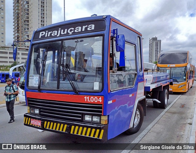 Viação Pirajuçara 11.004 na cidade de Barueri, São Paulo, Brasil, por Sérgiane Gisele da Silva. Número da foto: #12689991.