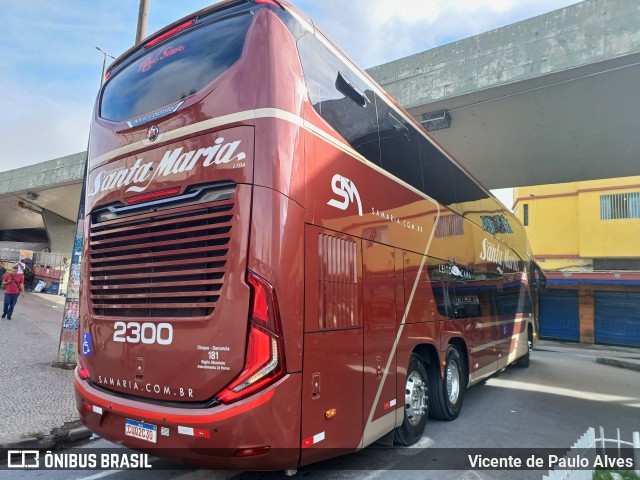 Santa Maria Fretamento e Turismo > Transportes Santa Maria(SP) 2300 na cidade de Belo Horizonte, Minas Gerais, Brasil, por Vicente de Paulo Alves. Número da foto: #12689326.