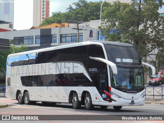 Auto Viação Catarinense 324303 na cidade de Sorocaba, São Paulo, Brasil, por Weslley Kelvin Batista. Número da foto: #12688175.