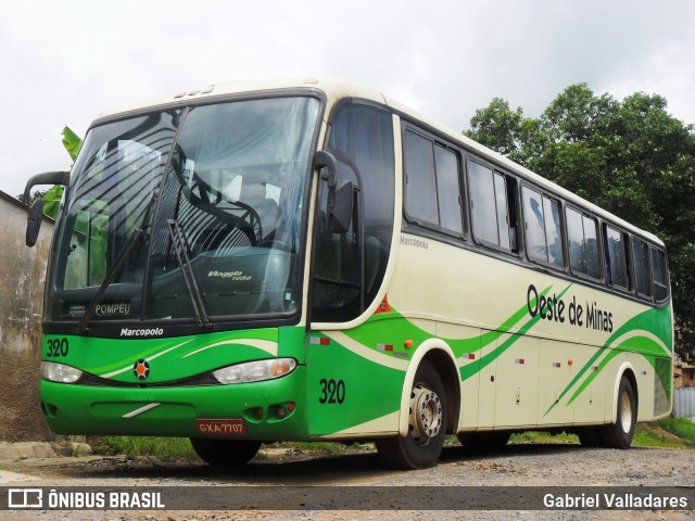 Viação Oeste de Minas 320 na cidade de Divinópolis, Minas Gerais, Brasil, por Gabriel Valladares. Número da foto: #12690063.