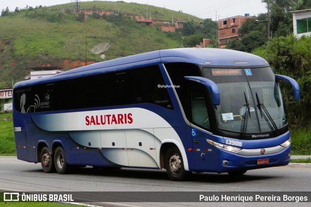 Viação Salutaris e Turismo 13988 na cidade de Barra do Piraí, Rio de Janeiro, Brasil, por Paulo Henrique Pereira Borges. Número da foto: #12689530.